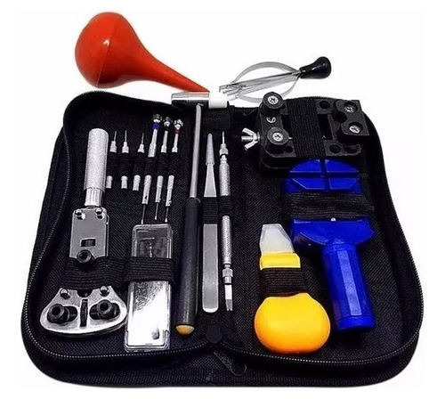 Kit Relojero Para Reparacion Reloj Joyero Con Estuche 16pcs