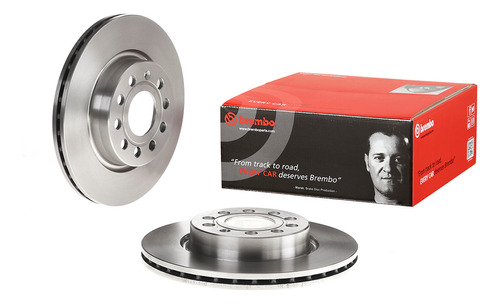 Disco Delantero Volkswagen Jetta Base 2013 - 2018 Brembo 