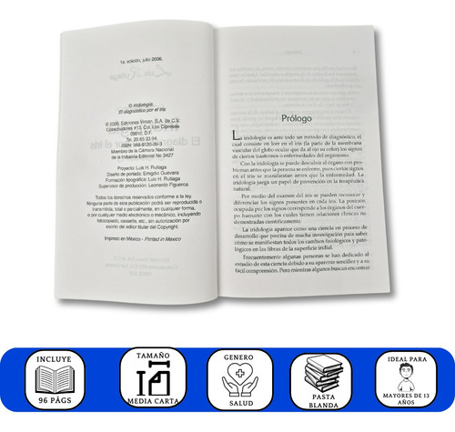 Iridología : El Diagnóstico Por El Iris - Ediciones Viman