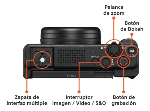 Cámara Digital Compacta Sony Vlogger Zv-1 Ii Color Negro