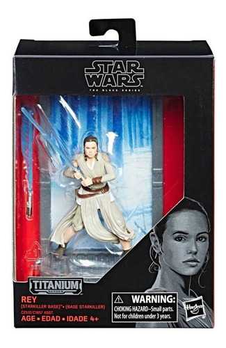 Figura Star Wars Black Serie Rey Hasbro Con Accesorios