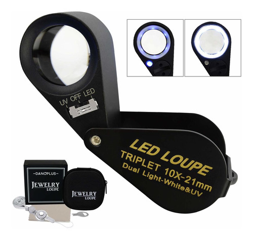 Lupa Para Joyeria Portatil C/ Led Danoplus Kib-246