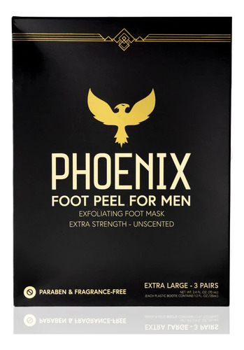 Phoenix Foot Peel For Men - Extra Fuerte - Tratamiento Exfol
