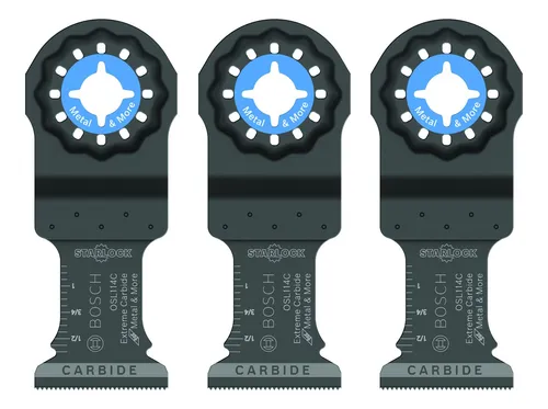 Cuchillas Oscilantes Multiherramientas Bosch Osl114c-3, Paqu