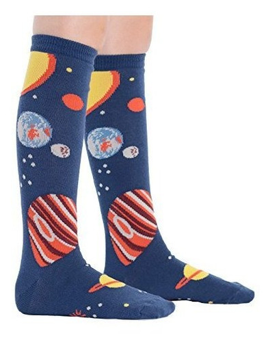 Calcetines Hasta La Rodilla Sock It To Me Solar System Plane