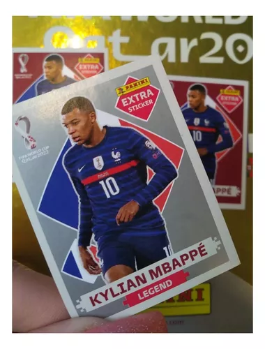 Figurinha Mbappe Rara Prata Album Copa Do Mundo 2022