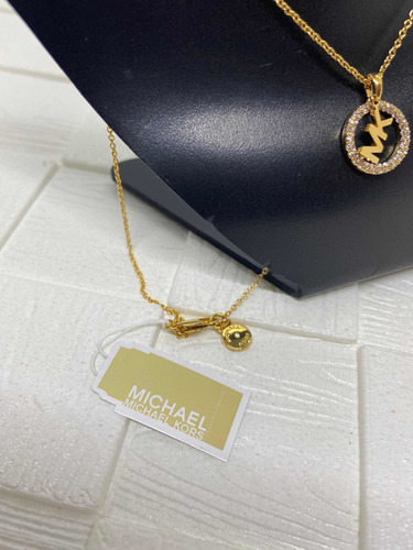 Michael Kors Collar color oro elegante Joyería Cadenas Collares 