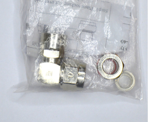 Conector Para Rf N Macho En L Para Heliax De 1/2  Rígido 