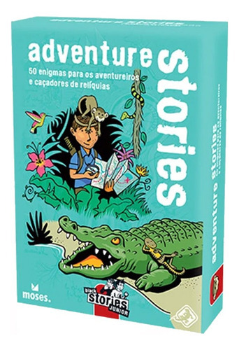 Black Stories: Adventure Stories, De Holger Bösch. Série Black Stories Junior, Vol. 1. Editora Galapagos, Capa Mole, Edição 1 Em Português, 2021