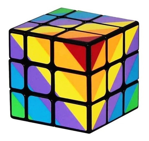 Yj Rainbow Inequilateral Cubo Magico Original Puzzle Juguete