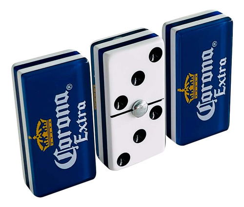 Domino Corona Azul + Cubilete Corona Extra + Baraja Victoria