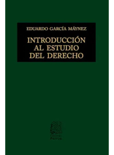 Introducción Al Estudio Del Derecho