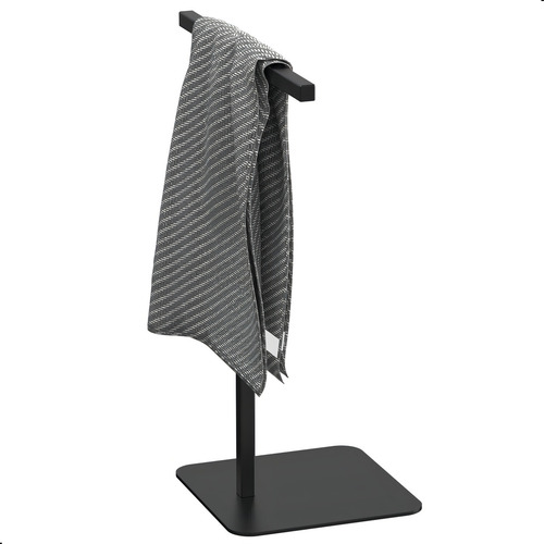 Porta Toalha Lavabo De Bancada Suporte Para Toalha Nice Cor Preto