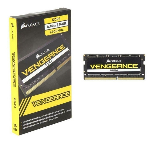 Imagem 2 de 2 de Memória Corsair Ddr4 16gb 2400mhz P/ Notebook Hp Asus Dell