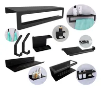 Comprar Toallero Jabonera Organizadores Set Baño Acero 7 Piezas!