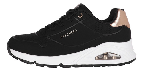 Zapatilla Skechers Uno Gen1 Niño Negras/blancas