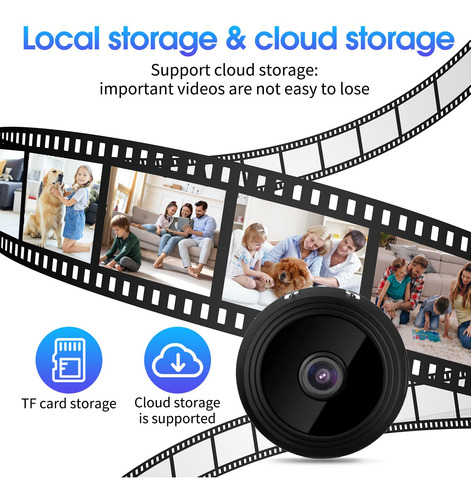 Cámara Espía Oculta 1080p Wifi Para Interiores Detección Mov
