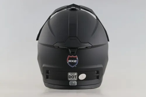Casco Motocicleta Edge K4 Negro Carbon Visor Tornasol Tamaño del casco L