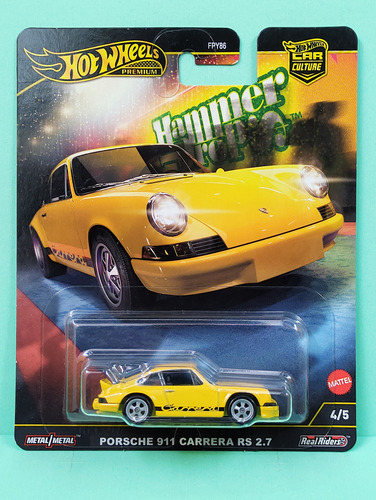 Hot Wheels 1:64 Lote Dos Piezas, Vw Samba Bus Y Porsche 911 Amarillo (Usado)