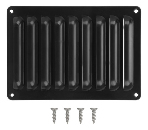 Panel De Parrilla Bus Vent Grill Rv M5 Abs Negro Professiona