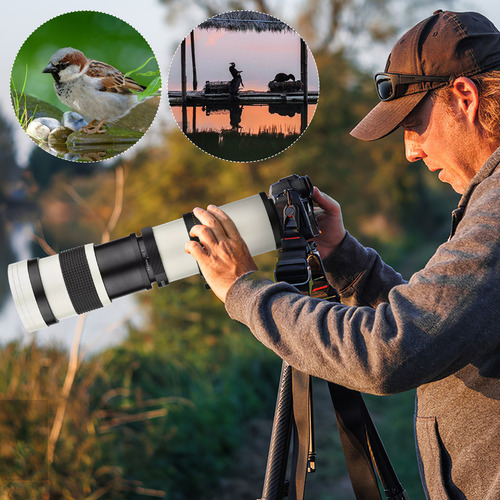 Cámara Mf Super Teleobjetivo Zoom Lente F/8.3-16 420-800mm