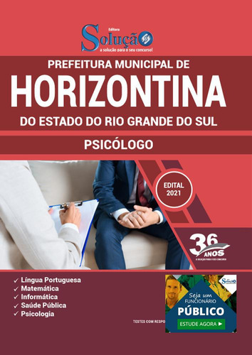 Apostila Prefeitura Horizontina Rs - Psicólogo