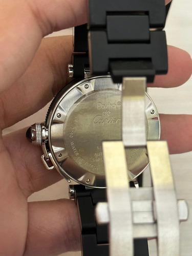 Imagen 2 de 9 de Reloj Cartier Pasha Seatimer 2790 Para Caballero