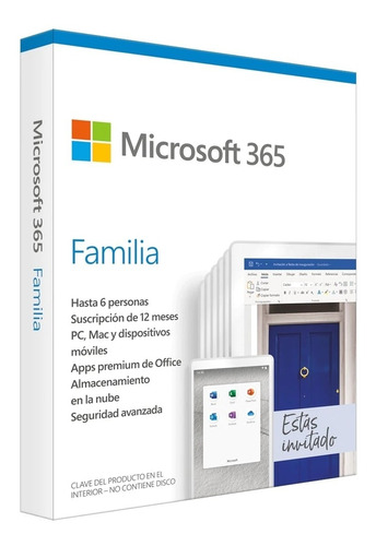 Office 365 Microsoft Family - 6 Usuarios - 30 Equipos 1 Año