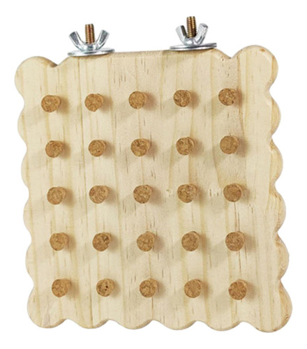Juguete Con Tapón Para Masticar Loros, Juego 15cmx15cmx1cm