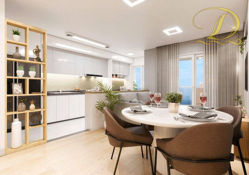Imagem 3 de 24 de Cobertura Com 4 Dormitórios À Venda, 218 M² Por R$ 1.640.250 - Guilhermina - Praia Grande/sp - Co0068