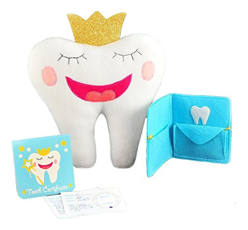 Tooth Fairy Pillow Kit Con Notepad Y Bolsa De Recuerdo 3 Pie