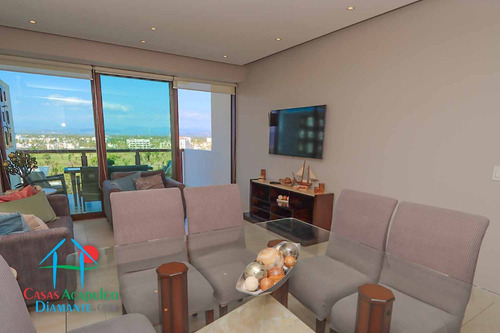 Cad La Isla Emerald B8. Terraza Con Vista A Los Jardines Y Albercas