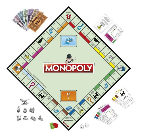Imagen 11 de 12 de Juego de mesa Monopoly Clásico Hasbro C1009