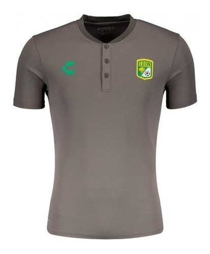 Playera Polo León Fc Color Gris Temporada 2021-2022 Charly 