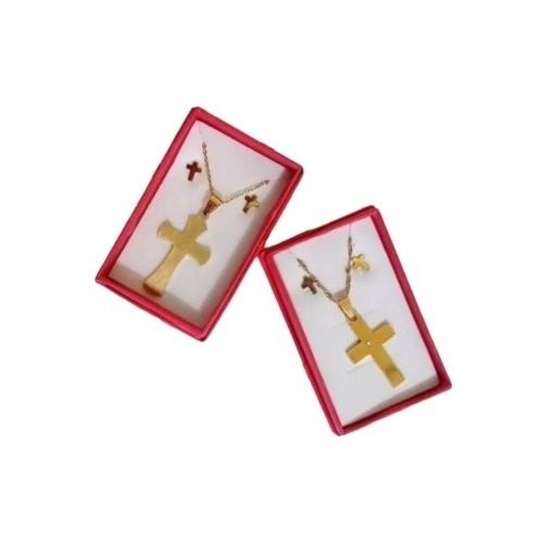 Por Mayor Lindas Joyas Set Collar Arete,de Acero Inoxidable