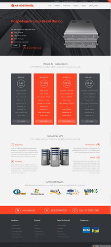 Site Html : Tema Hospedagem, Servidores, Cloud, Vps Etc...