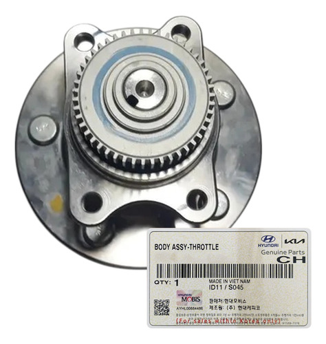 Cubo Roda Traseira Com Abs Kia Carens 2.0 09/13 Bloco: G4ka