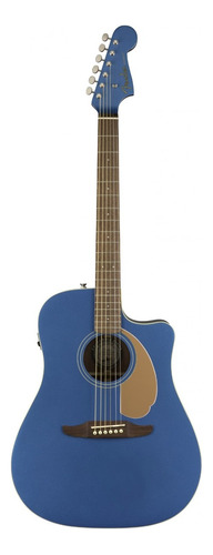 Guitarra Fender Acústica Redondo Player Belmont Blue 