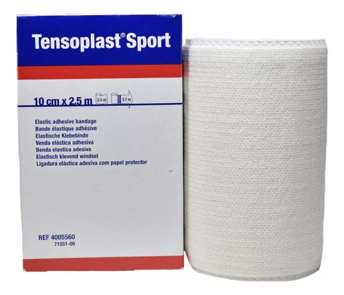 Venda Elástica Bsn Medical Tensoplast Sport 10cm X 2.5m