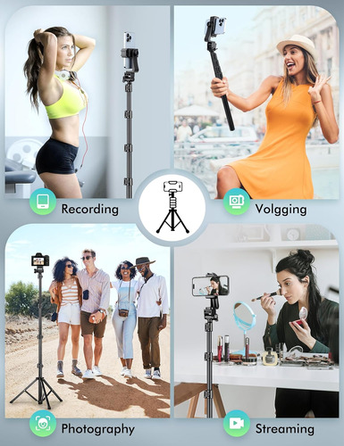 Trípode Selfie De 70 Pulgadas, Trípode Teléfono Celu...