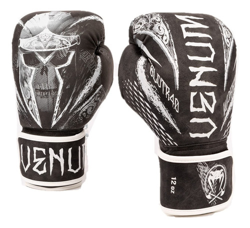 Venum Gldtr 4.0 - Guantes De Boxeo, 14 Onzas, Negro/blanco