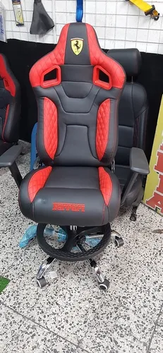 Silla Gamer Estilo Ferrari Oficina Trabajo Video Juegos Play