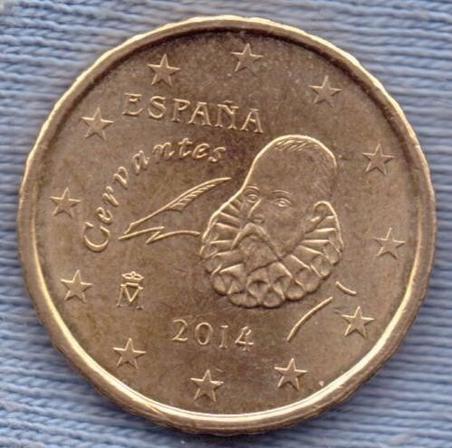 España 10 Cents Euro 2014 * Cervantes *