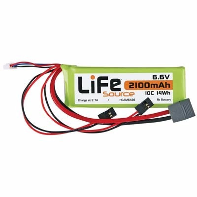 Bateria Life Hobbico Lifesource 2s 6.6v 2100mah 10c Receptor