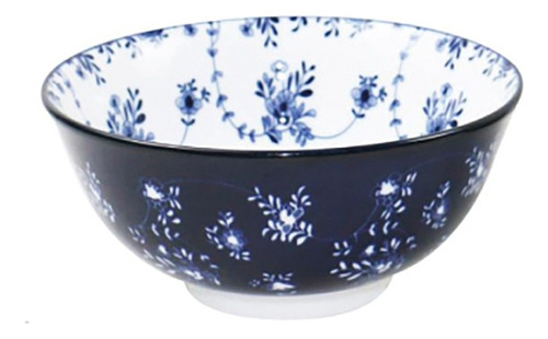 Juego De 4 Bowls Variados De Porcelana De 15 Cm Azul Ibili