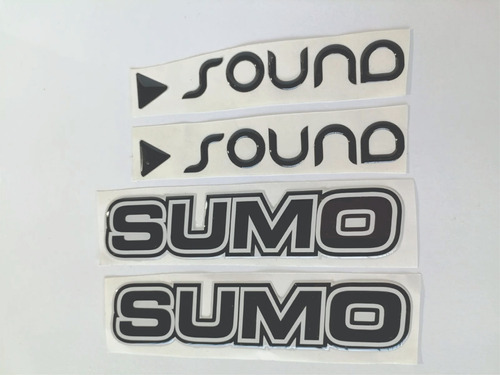 Toyota Prado Sumo Sound Sticker Resinado X 4 Unidades