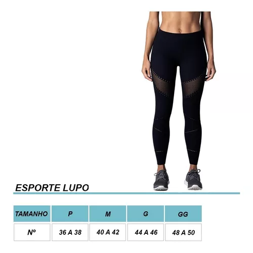 CALÇA LEGGING LUPO BEYOND RASCHEL - PRETA