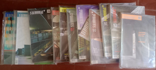Summa+ - Revista De Arquitectura - Lote De 11 Revistas