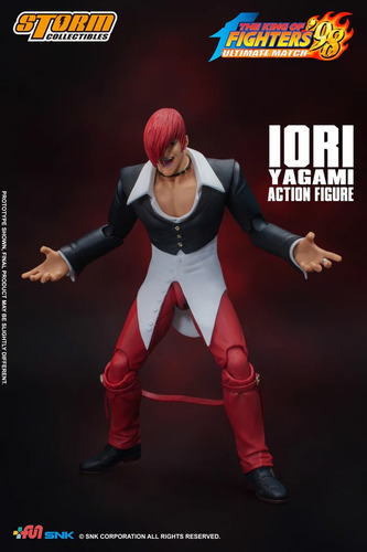 Action Figure Iori Terry Storm Collectible Boneco King Fight