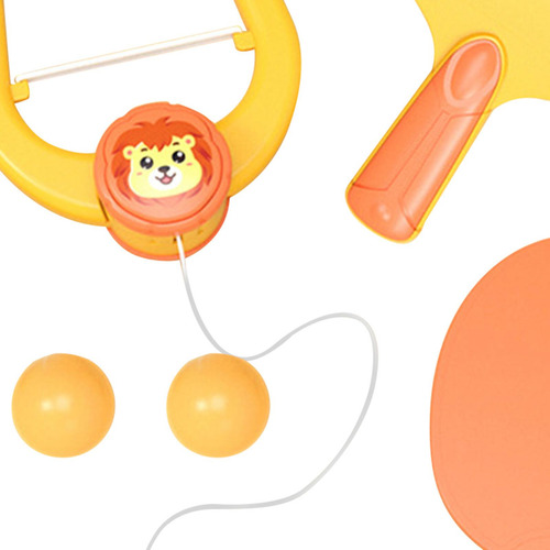Paletas De Tenis De Mesa Colgantes Y Pelotas De Pong Naranja